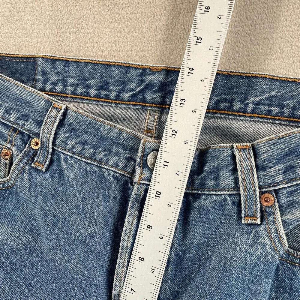 Vintage 90s Levis 501 XX Jeans Men 38x34 (34x31) Blue Light‎ Wash Denim Made USA
